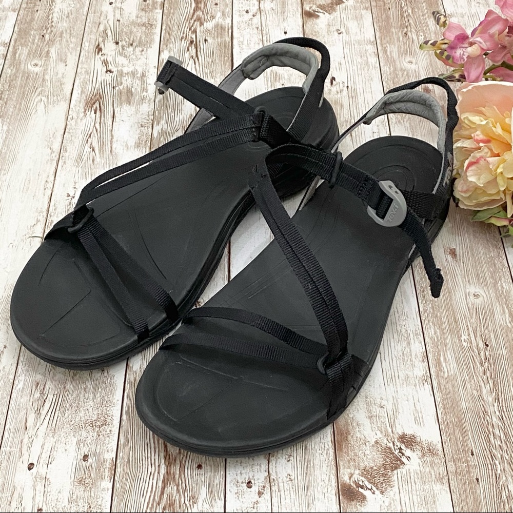 TEVA Black Sirra Sports Sandals 11